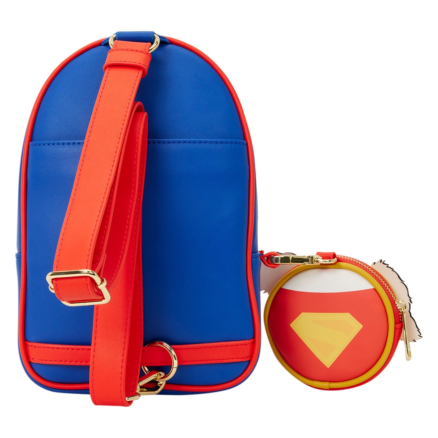 Loungefly x DC Comics Supergirl Krypto Sling Crossbody Bag - GeekCore