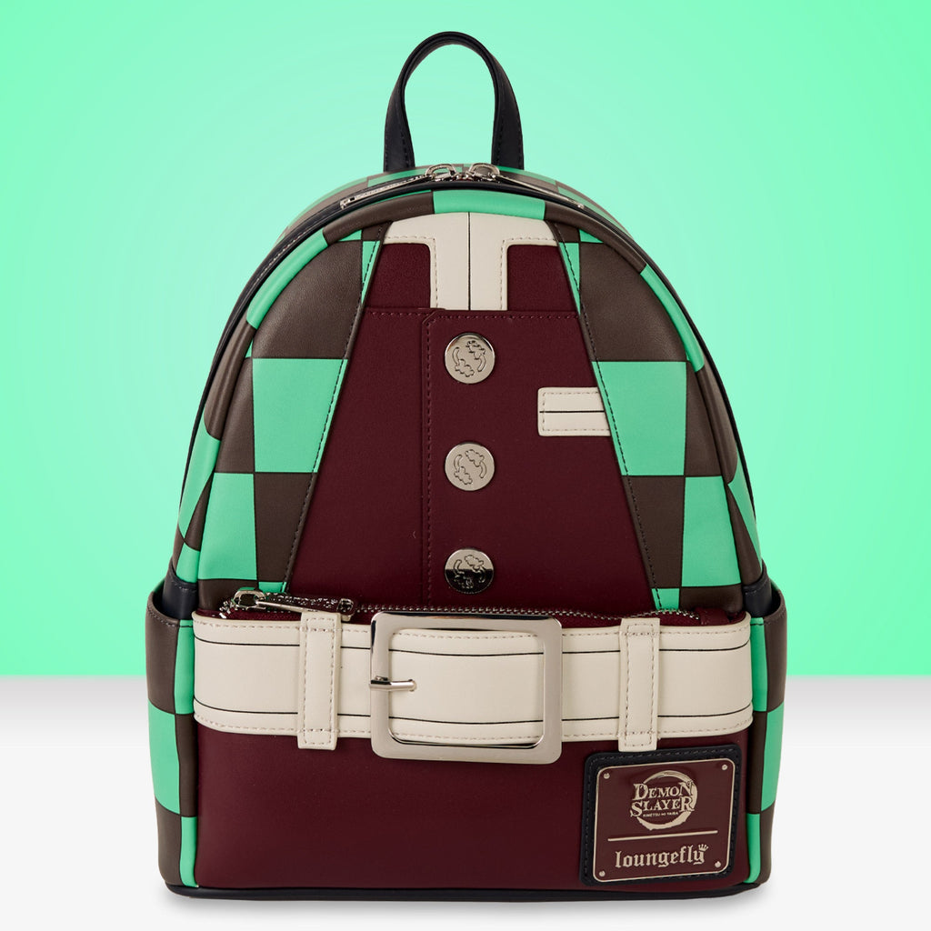 Loungefly x Demon Slayer Tanjiro Kamado Cosplay Mini Backpack - GeekCore
