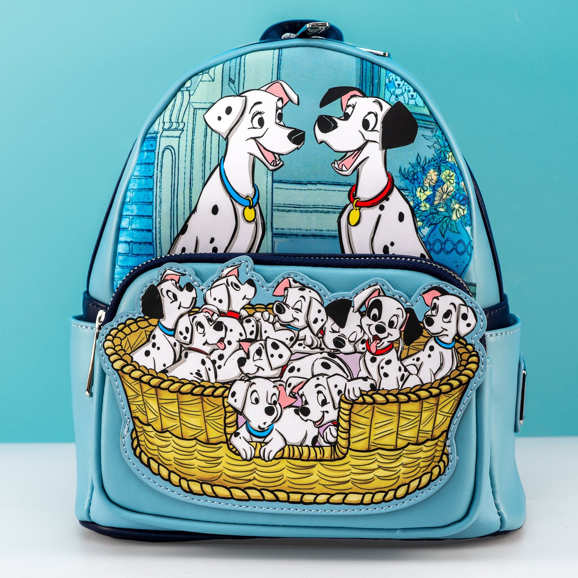 Loungefly x Disney 101 Dalmatians Puppy Basket Mini Backpack GeekCore Loungefly x Disney 101 Dalmatians Puppy Basket Mini Backpack GeekCore