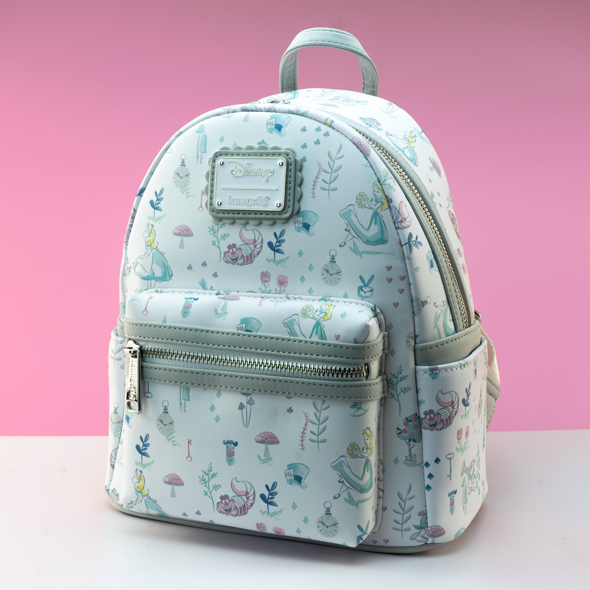 Loungefly x Disney Alice in Wonderland AOP Mini Backpack - GeekCore