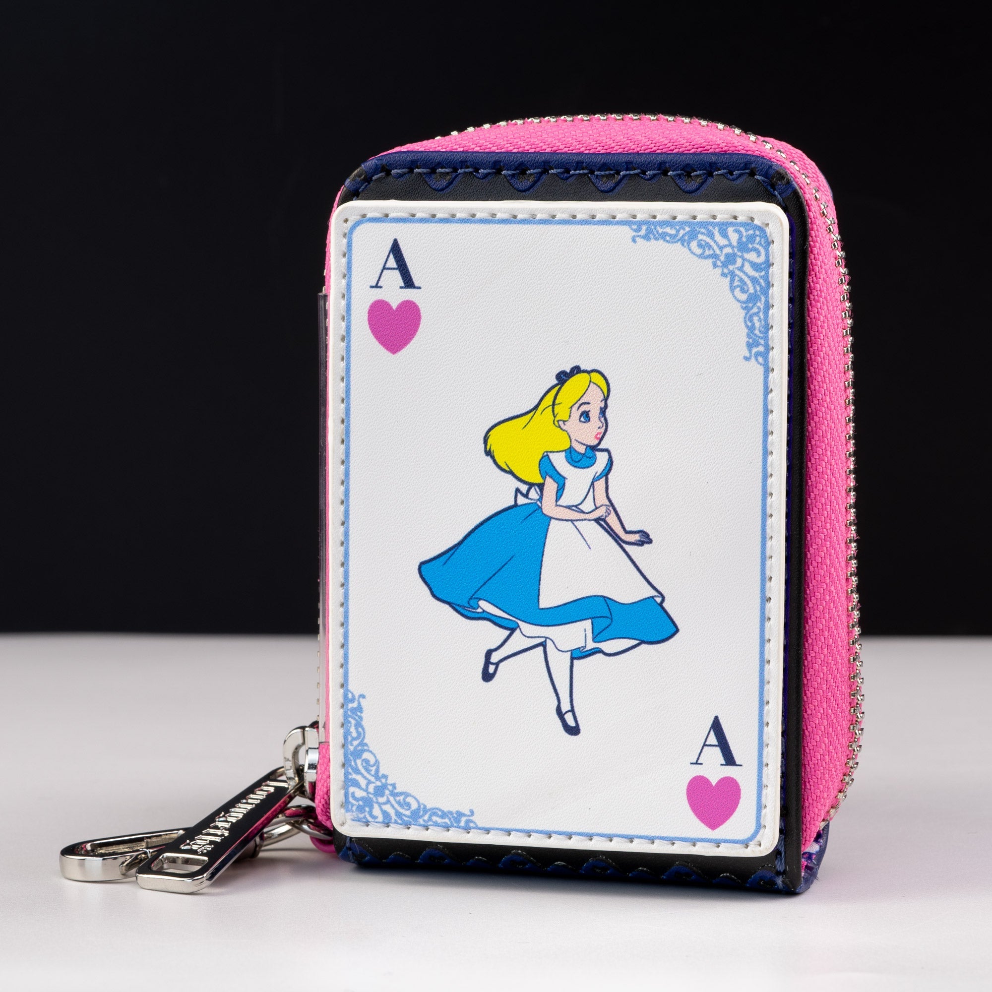 Loungefly x Disney Alice in Wonderland Character Playing Cards Accordion Wallet - GeekCore