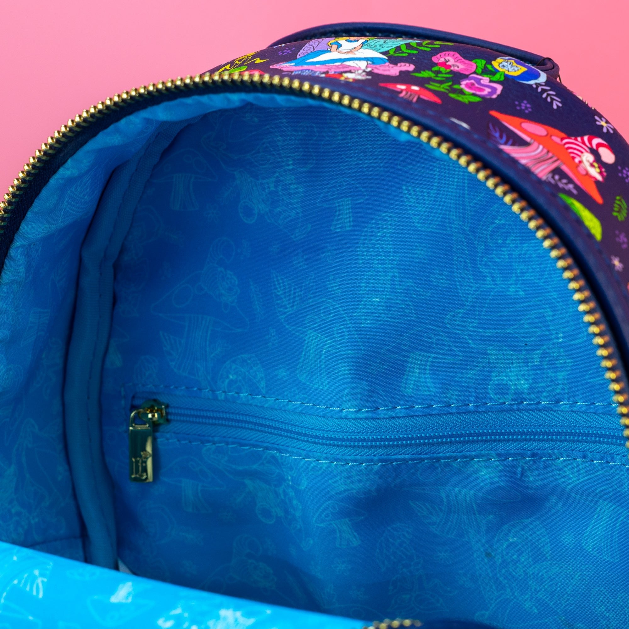 Loungefly x Disney Alice in Wonderland Characters AOP Mini Backpack (C