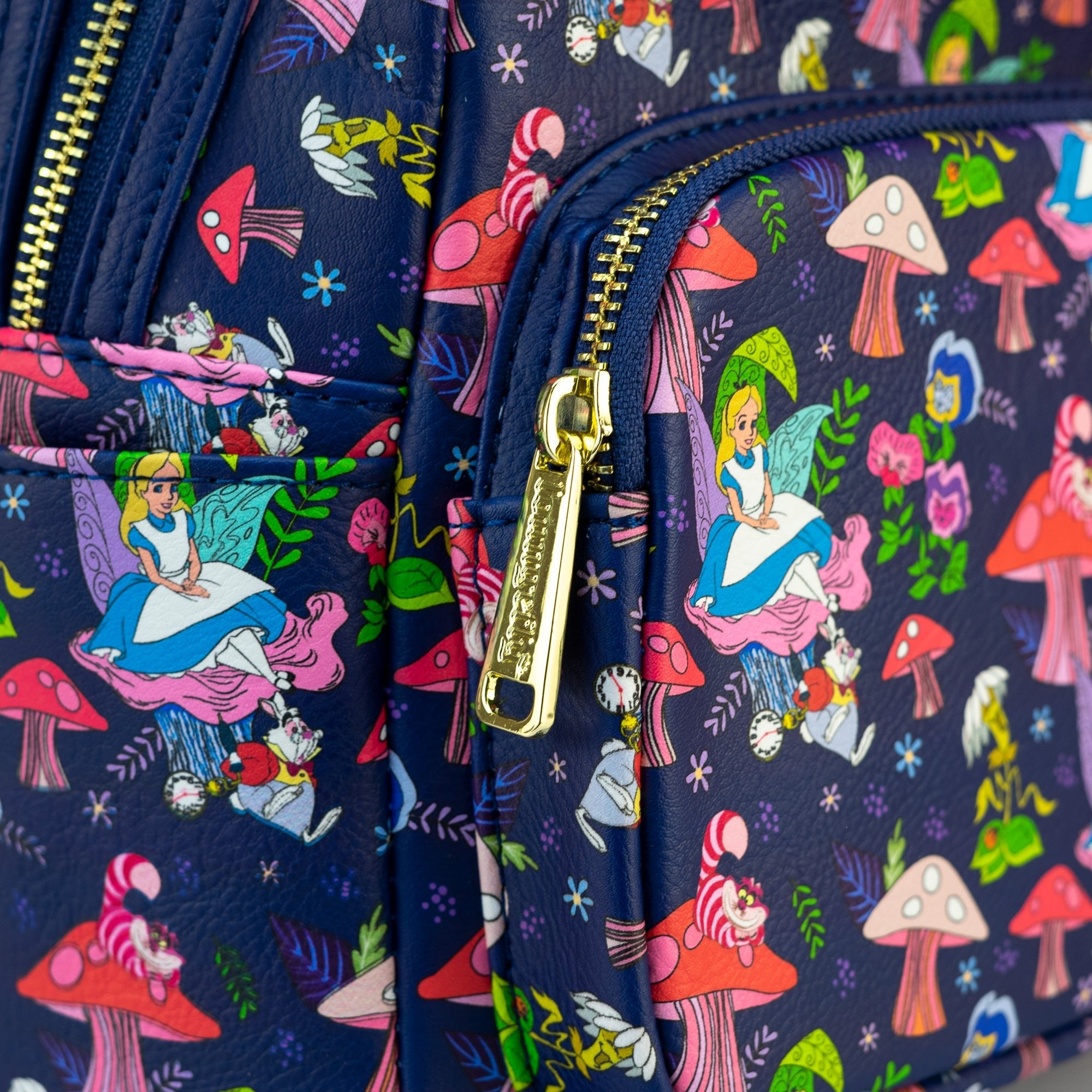 Loungefly x Disney Alice in Wonderland Characters AOP Mini Backpack (C
