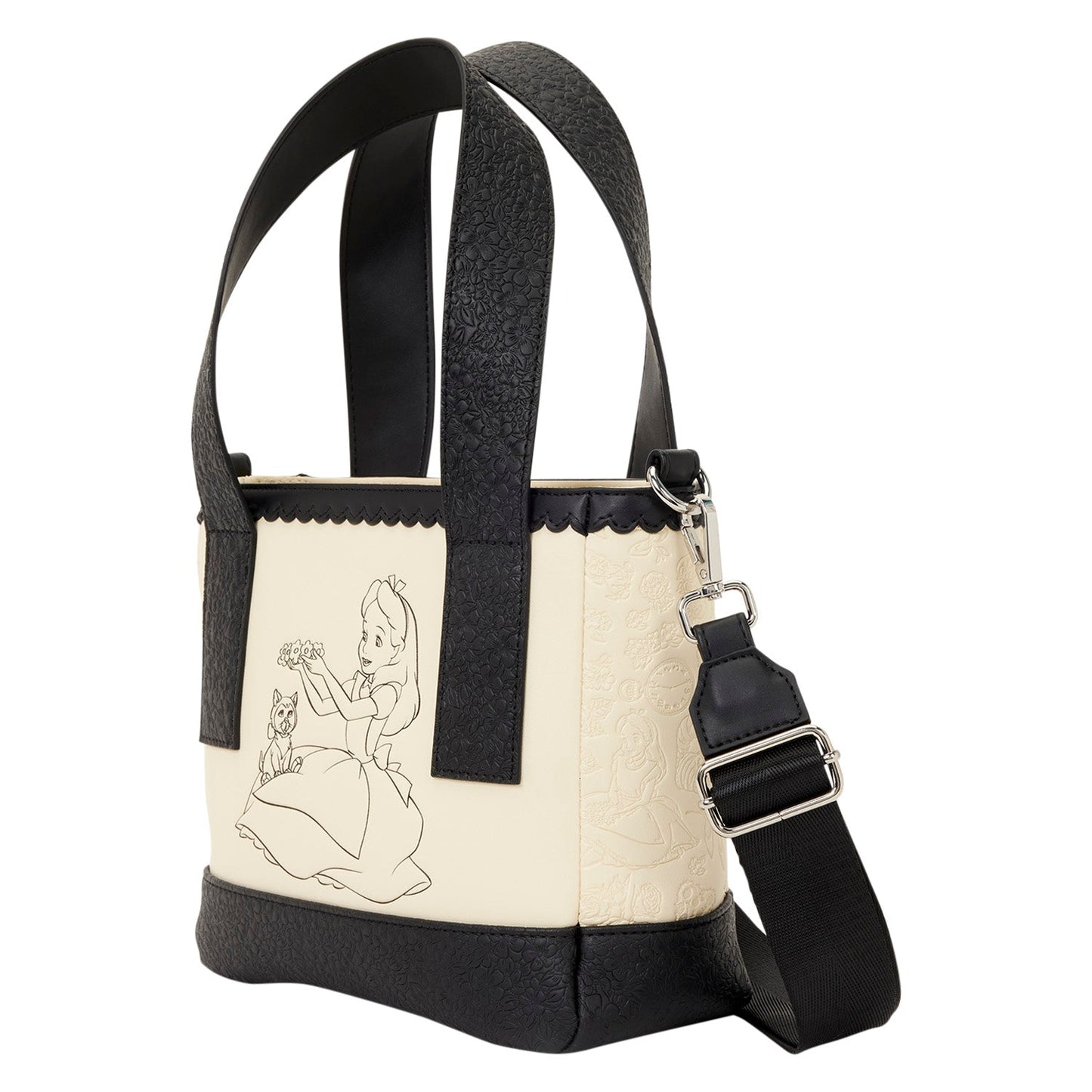 Loungefly x Disney Alice In Wonderland Mini Tote Crossbody Bag - GeekCore