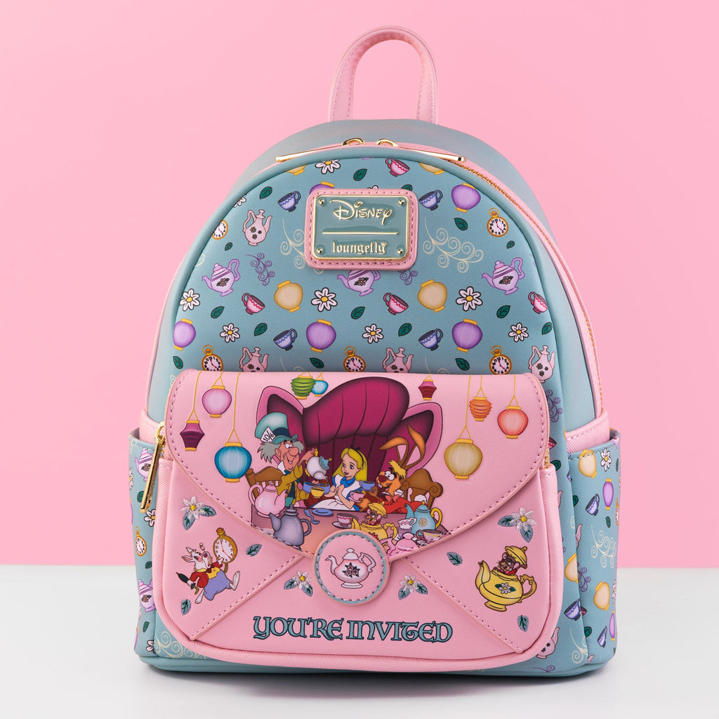 Loungefly x Disney Alice in Wonderland Tea Party Mini Backpack - GeekCore