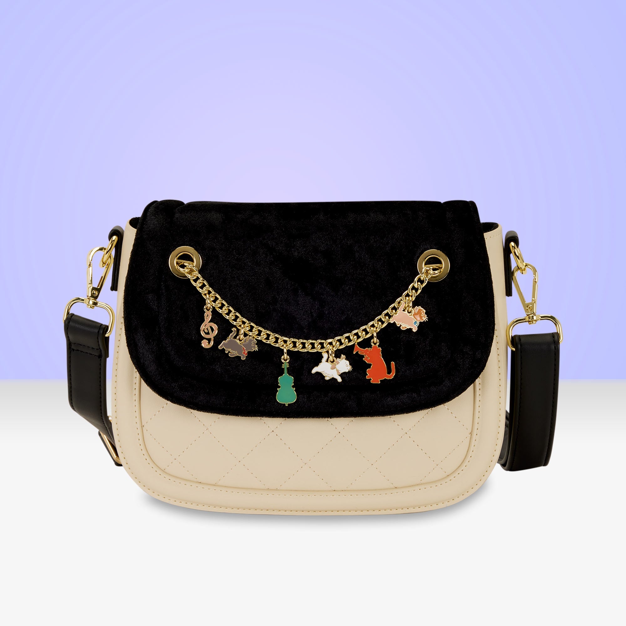 Loungefly x Disney Aristocats Charm Crossbody Bag - GeekCore