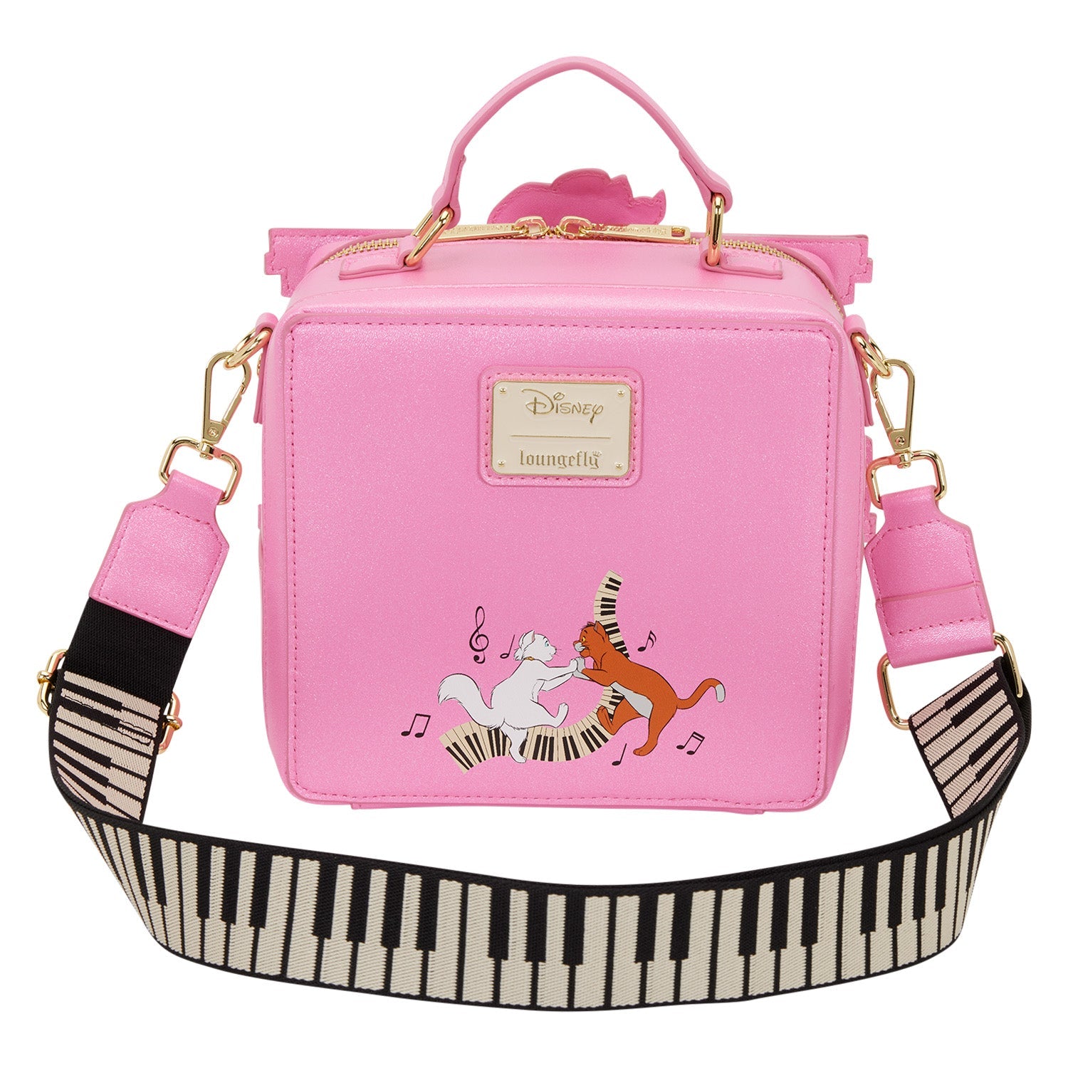 Loungefly x Disney Aristocats Figural Piano Crossbody Bag - GeekCore