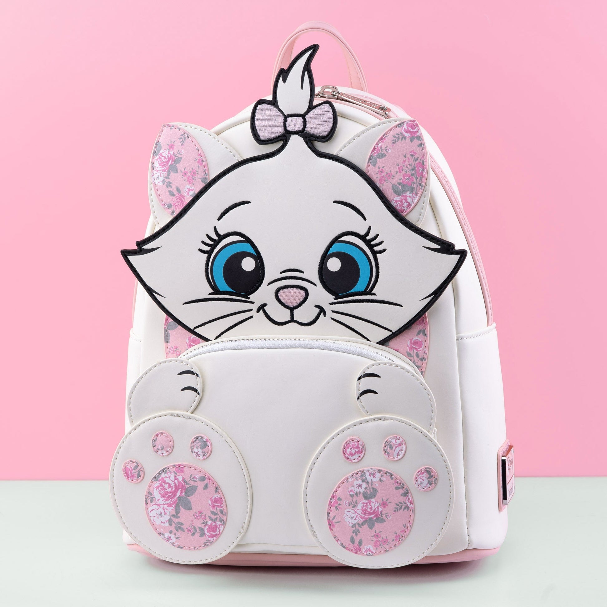 disney marie floral footsy mini backpack Loungefly x Disney Aristocats Marie Floral Footsy Mini Backpack – GeekCore
