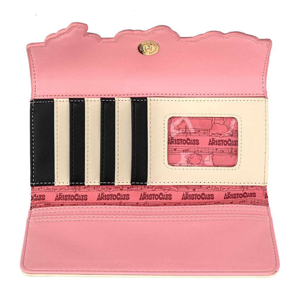Loungefly x Disney Aristocats Piano Tri - Fold Purse - GeekCore