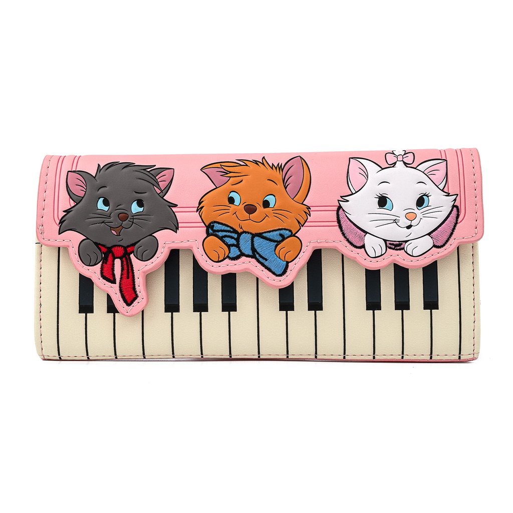 Loungefly x Disney Aristocats Piano Tri - Fold Purse - GeekCore