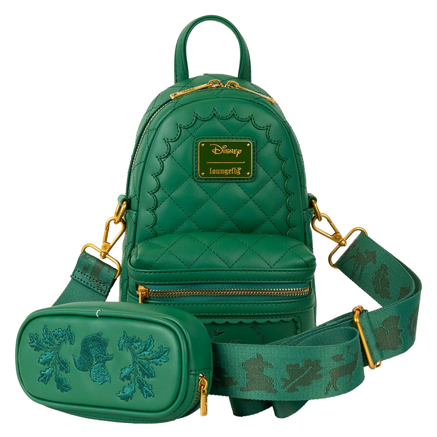 Loungefly x Disney Bambi Quilted Convertible Sling Bag - GeekCore
