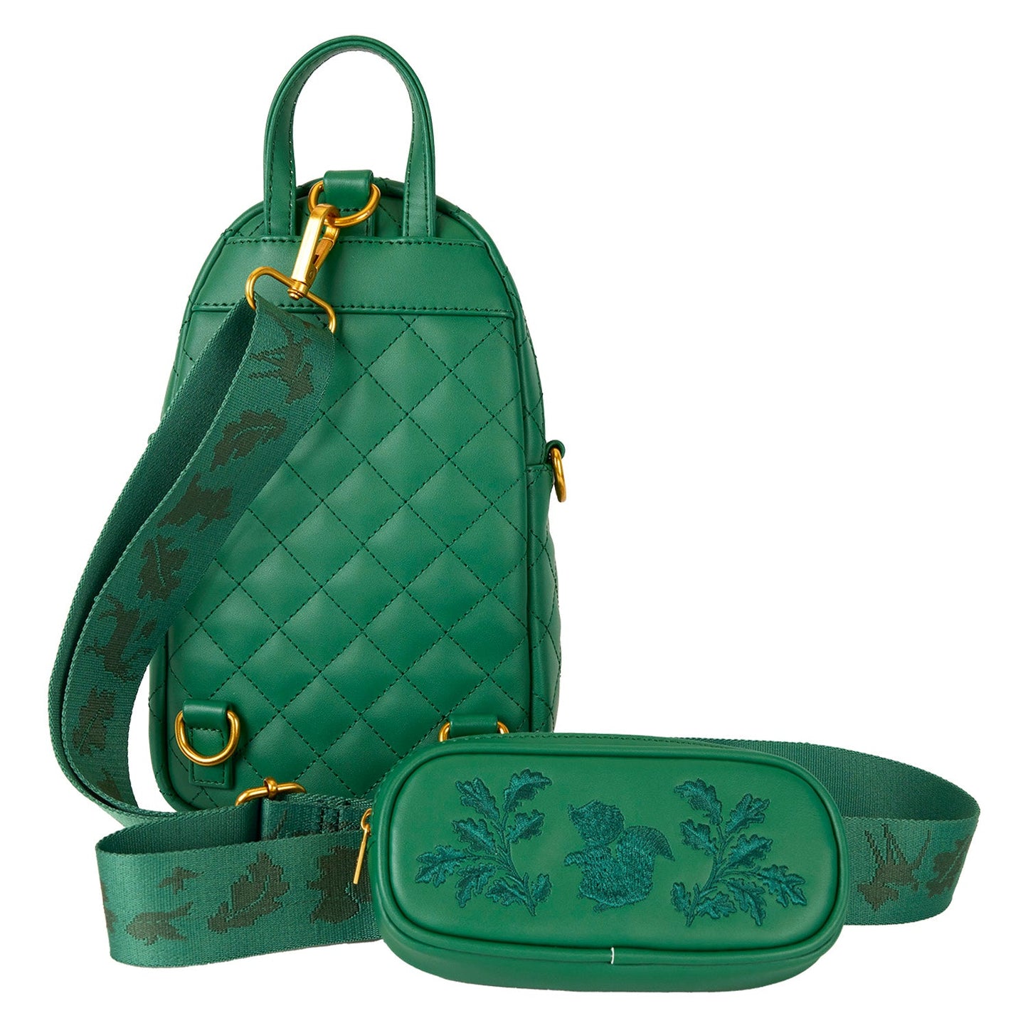 Loungefly x Disney Bambi Quilted Convertible Sling Bag - GeekCore