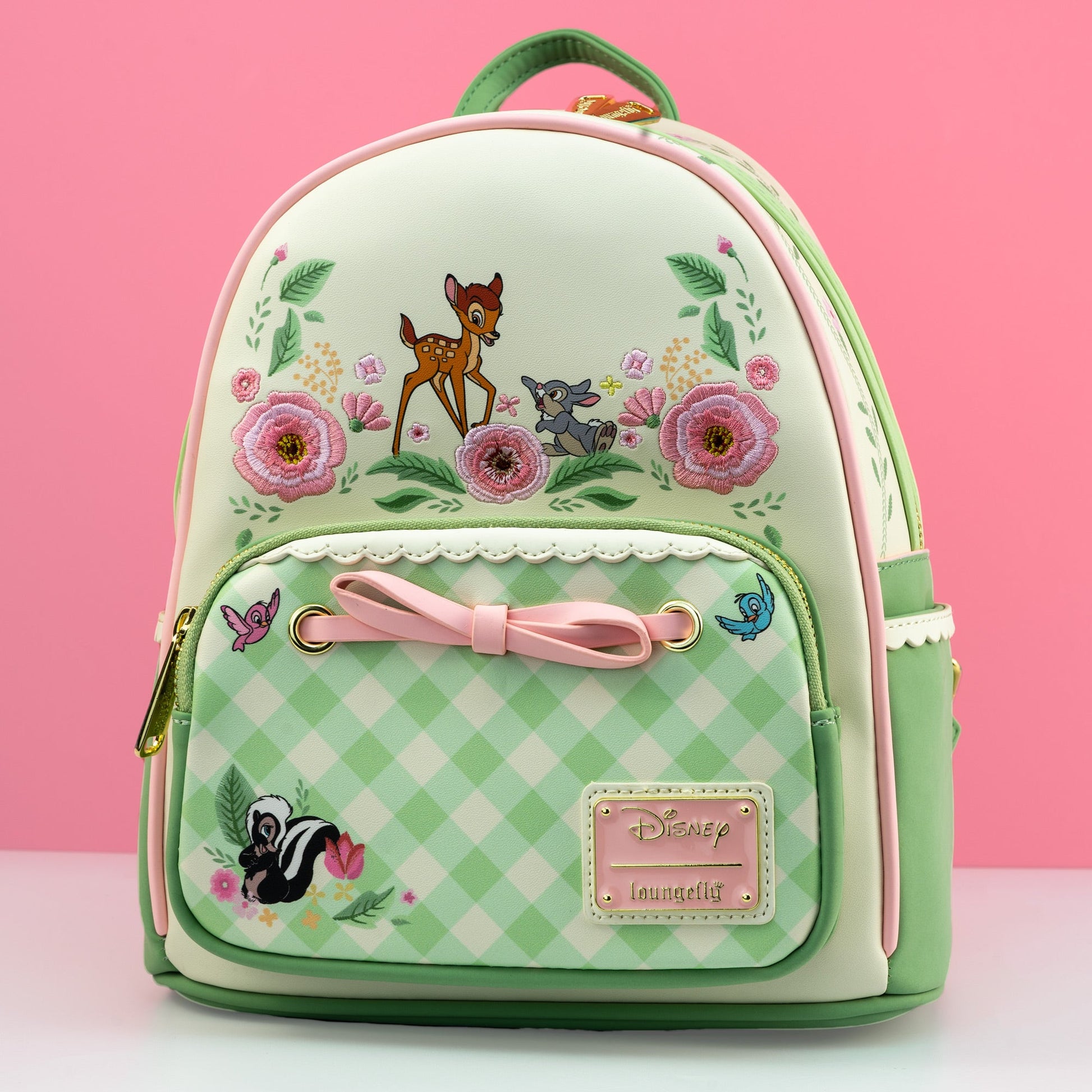 bambi springtime mini backpack Loungefly x Disney Bambi Spring Time Gingham Mini Backpack – GeekCore