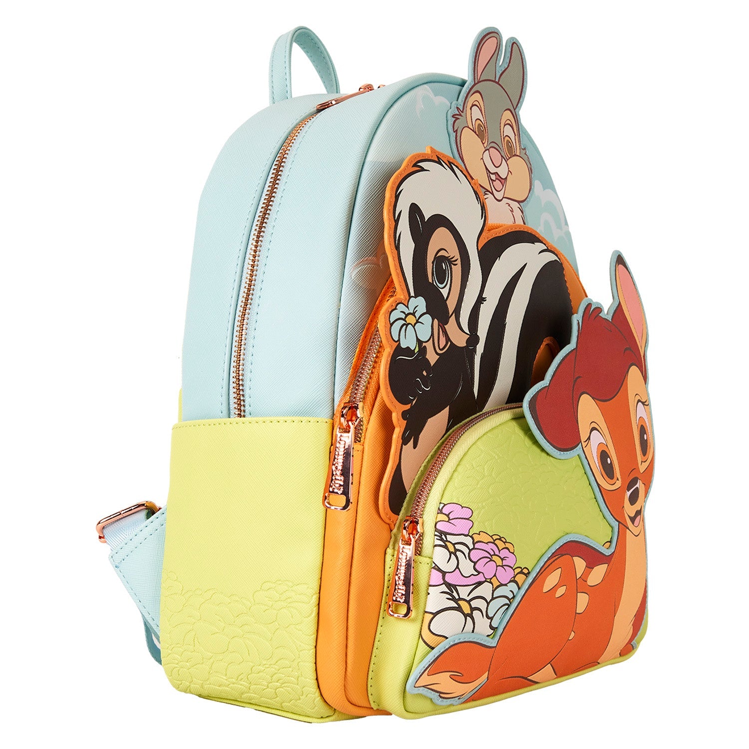 Loungefly x Disney Bambi Triple Pocket Mini Backpack - GeekCore