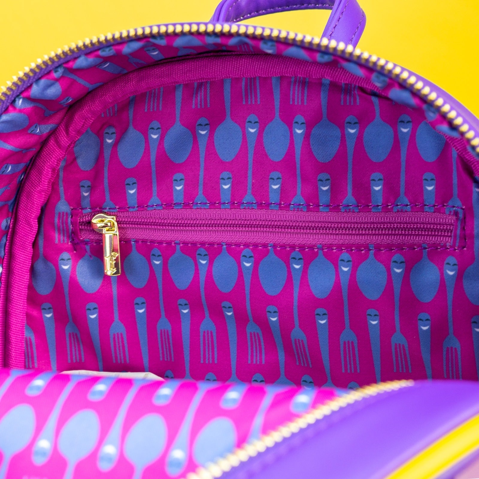 Loungefly x Disney Beauty and The Beast Be Our Guest Mini Backpack ...