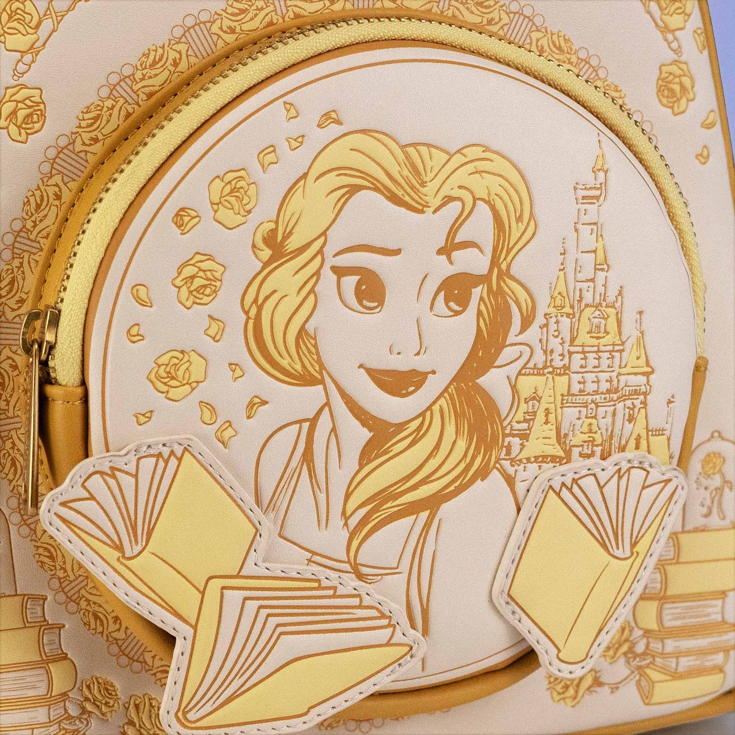Loungefly x Disney Beauty and The Beast Belle Tonal Sketch Portrait Mini Backpack - GeekCore