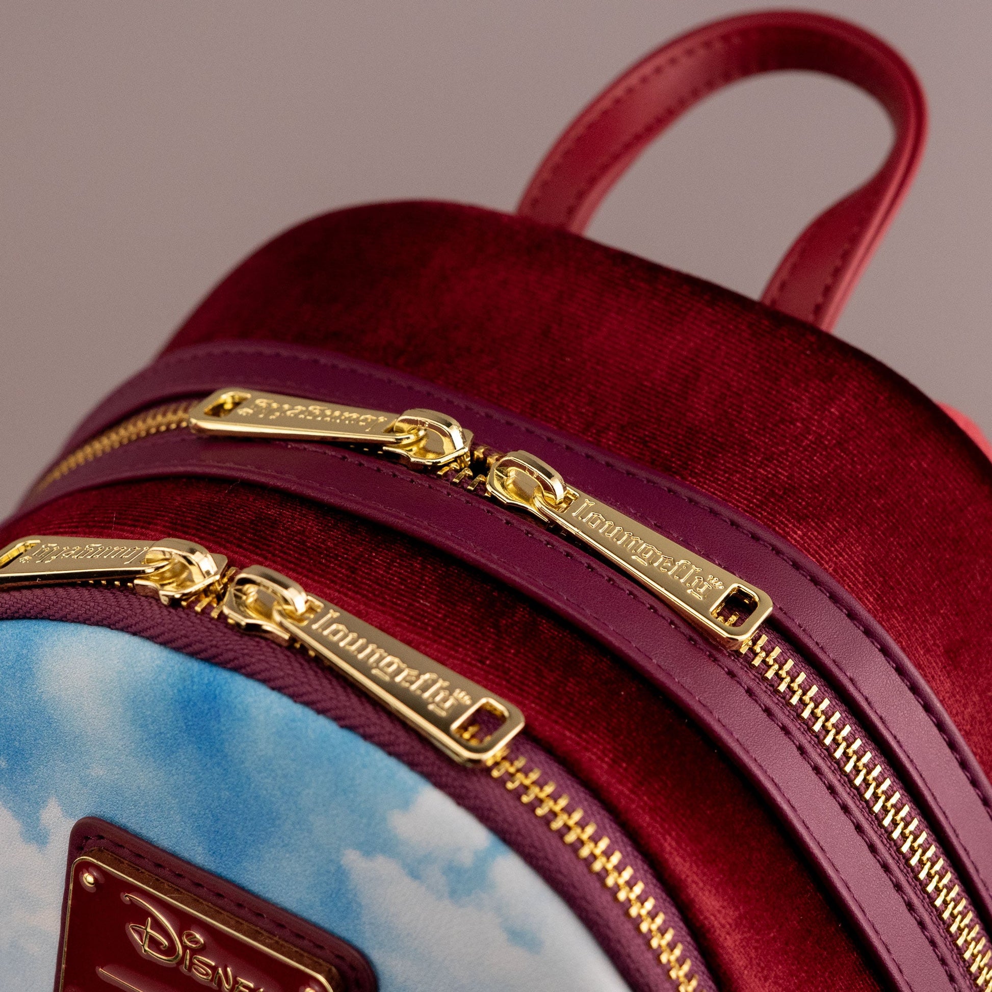 enchanted winter - loungefly disney winter belle cosplay mini backpack Loungefly x Disney Beauty and the Beast Enchanted Belle Winter Scene M – GeekCore
