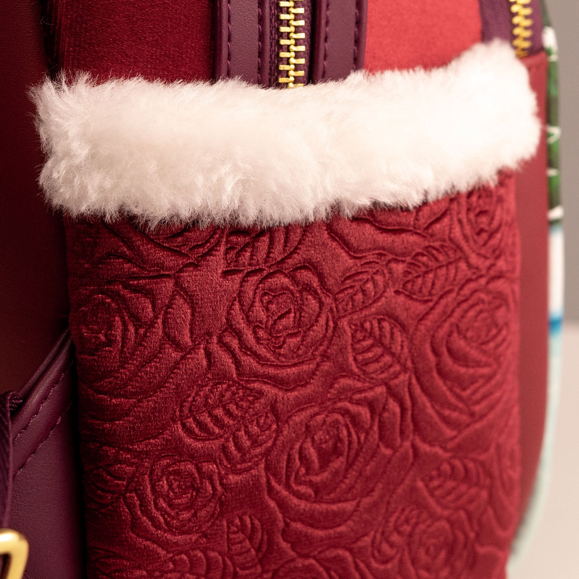 Loungefly x Disney Beauty and the Beast Enchanted Belle Winter Scene Mini Backpack - GeekCore