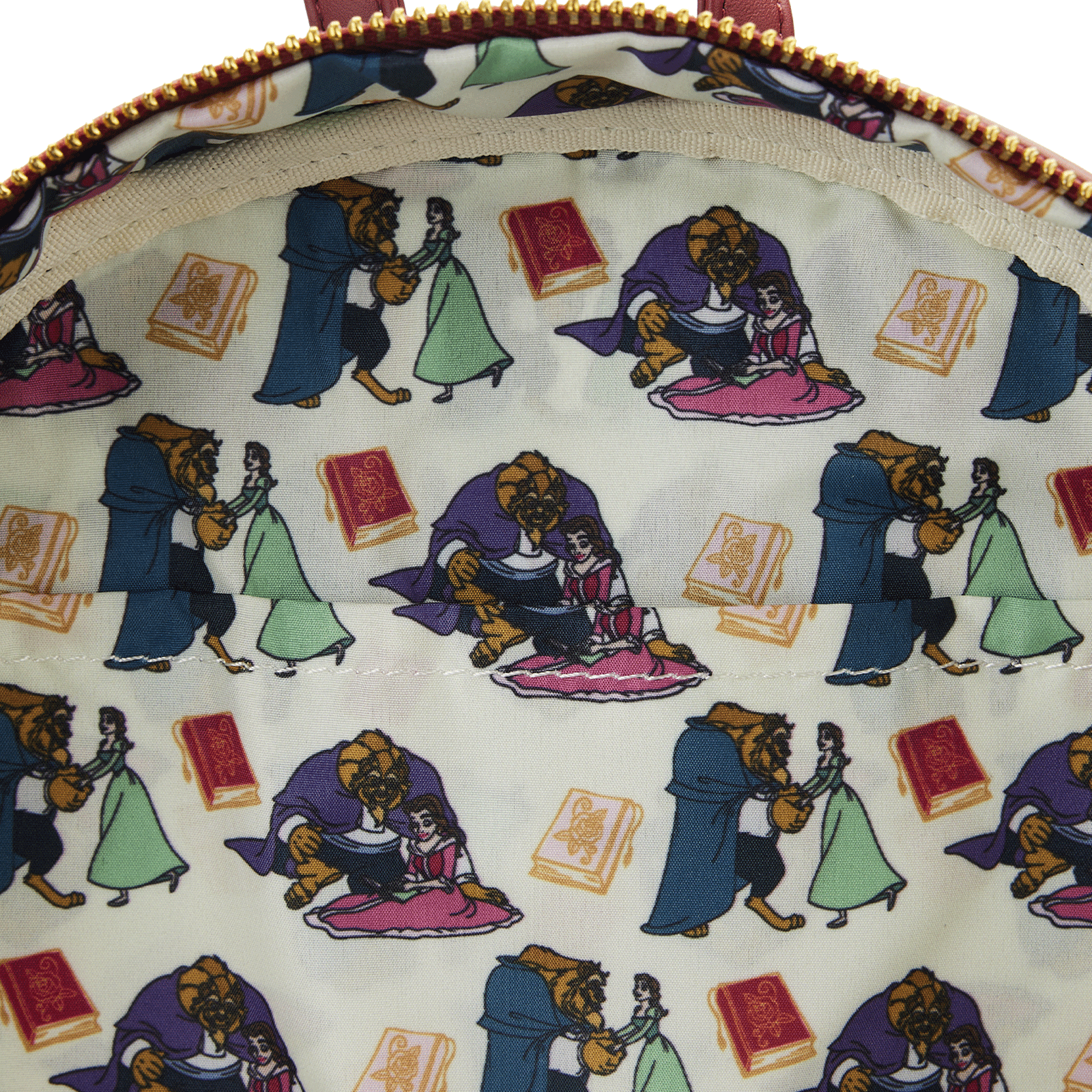 Loungefly x Disney Beauty and the Beast Library Scene Mini Backpack ...