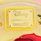Loungefly x Disney Beauty & The Beast Shimmer Rose Mini Backpack - GeekCore