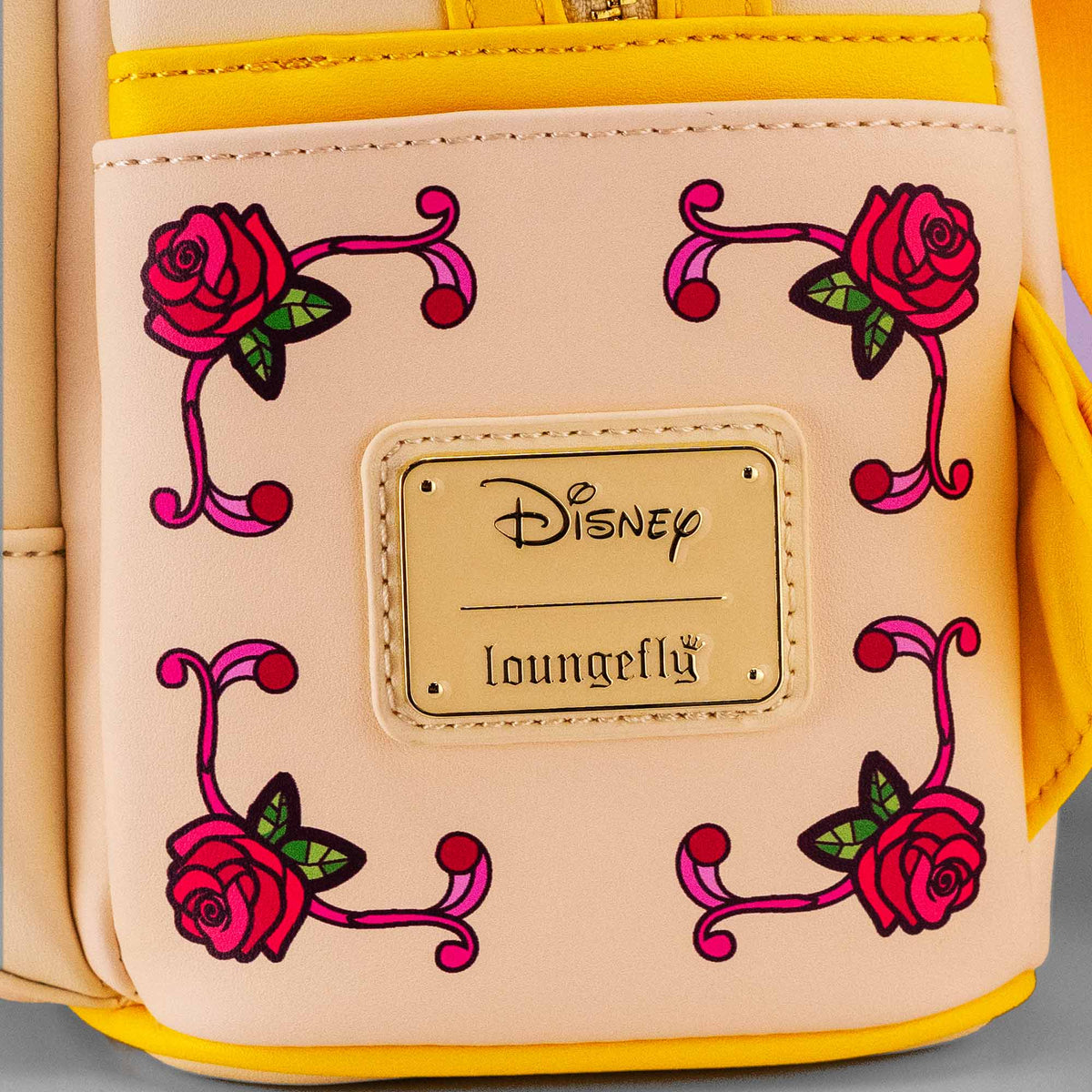 Loungefly x Disney Belle Stained Glass Portrait Mini Backpack - GeekCore