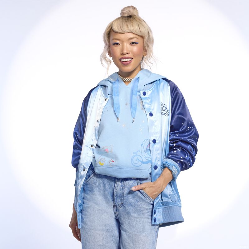 Loungefly x Disney Cinderella 75th Anniversary Bomber Jacket - GeekCore