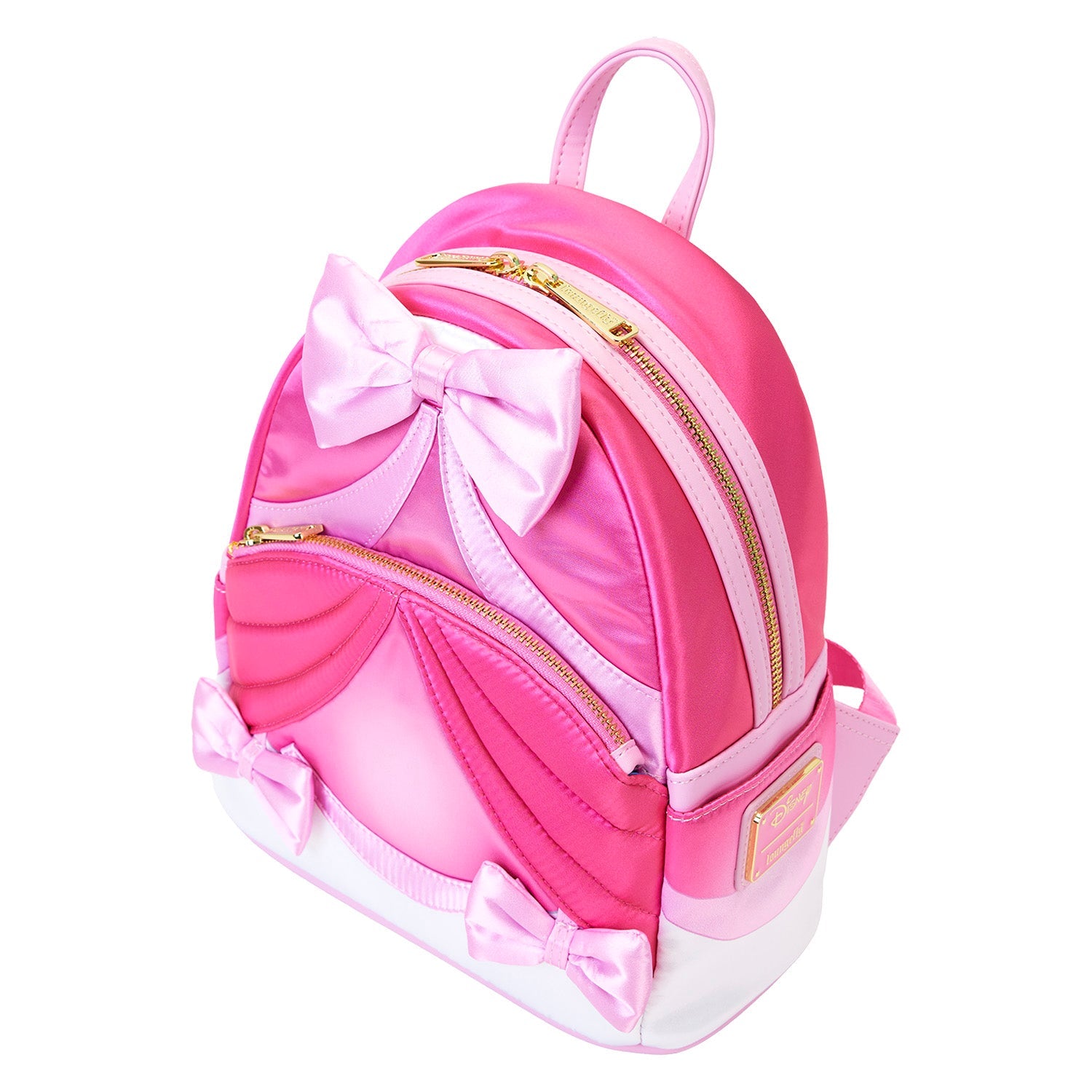 Loungefly x Disney Cinderella 75th Anniversary Pink Bow Mini Backpack - GeekCore