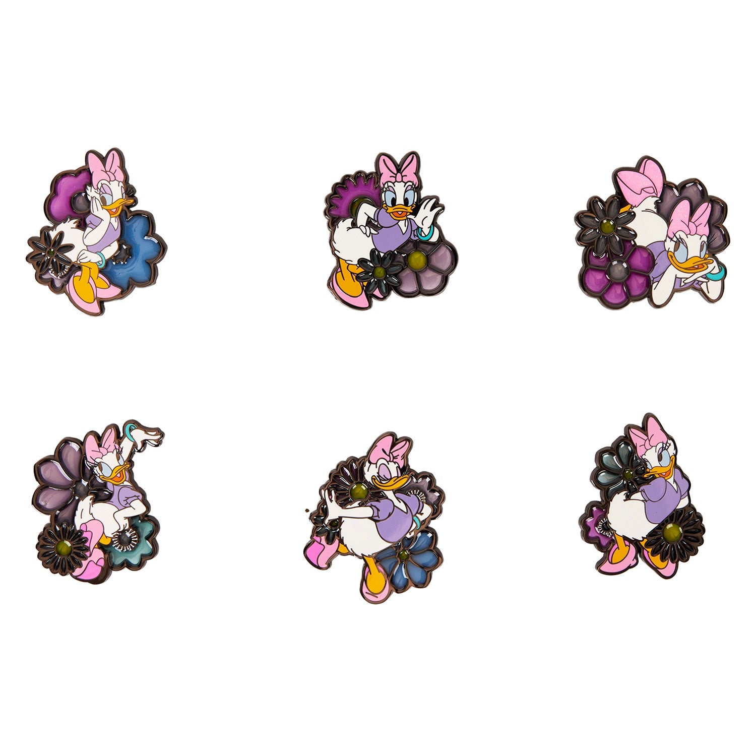 Loungefly x Disney Daisy Duck 85th Anniversary Blind Box Mystery Pin - GeekCore