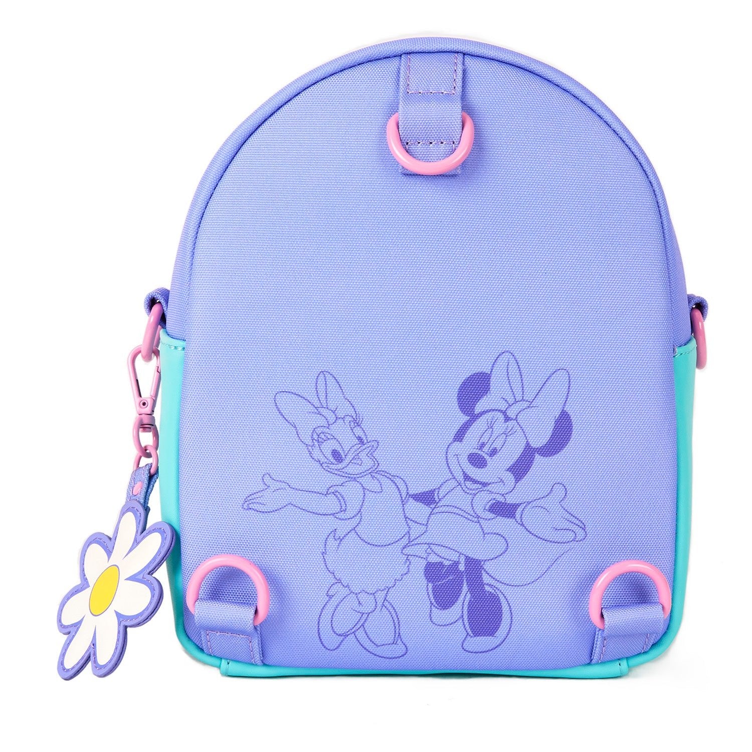 Loungefly x Disney Daisy Duck & Minnie Mouse Mini Convertible Backpack - GeekCore
