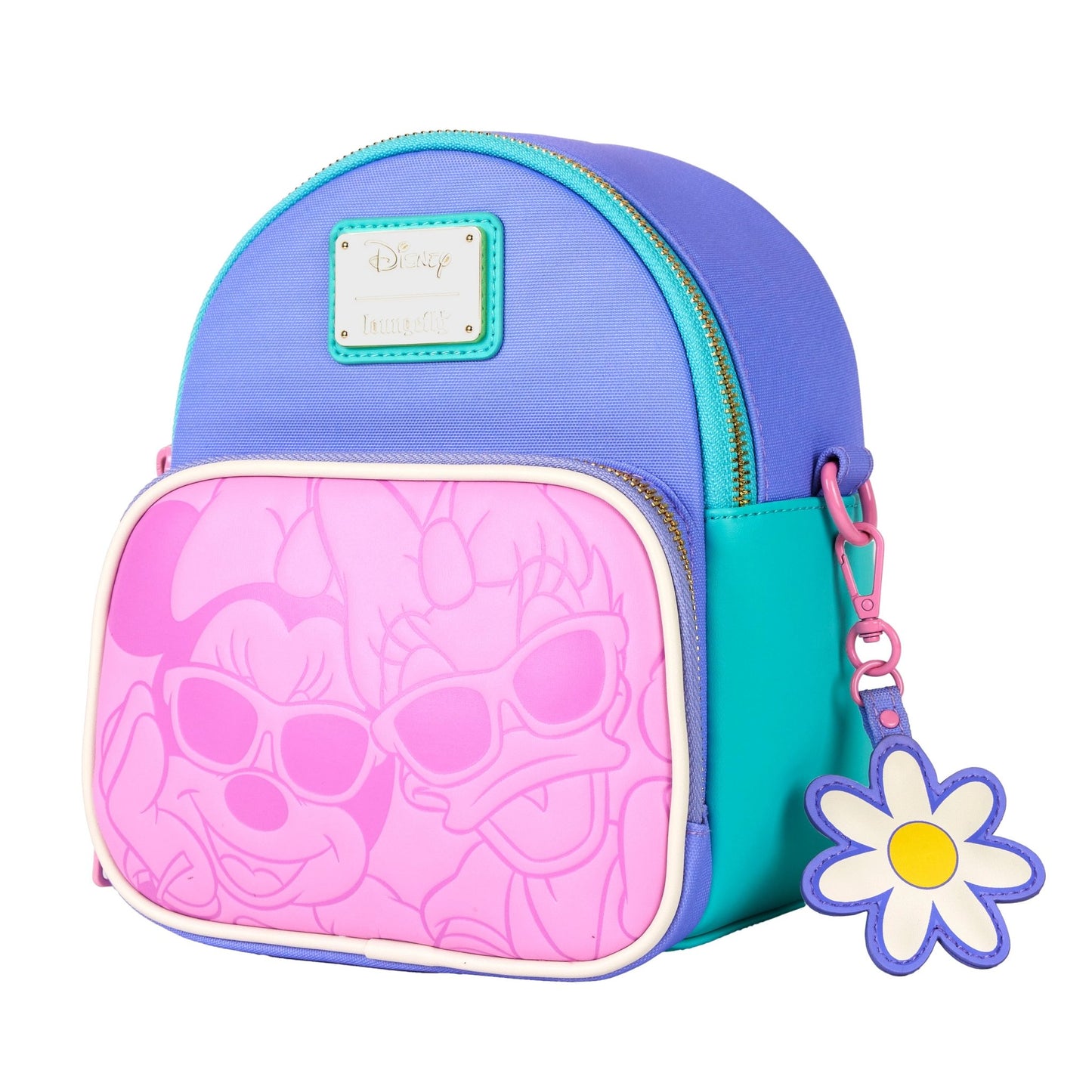 Loungefly x Disney Daisy Duck & Minnie Mouse Mini Convertible Backpack - GeekCore