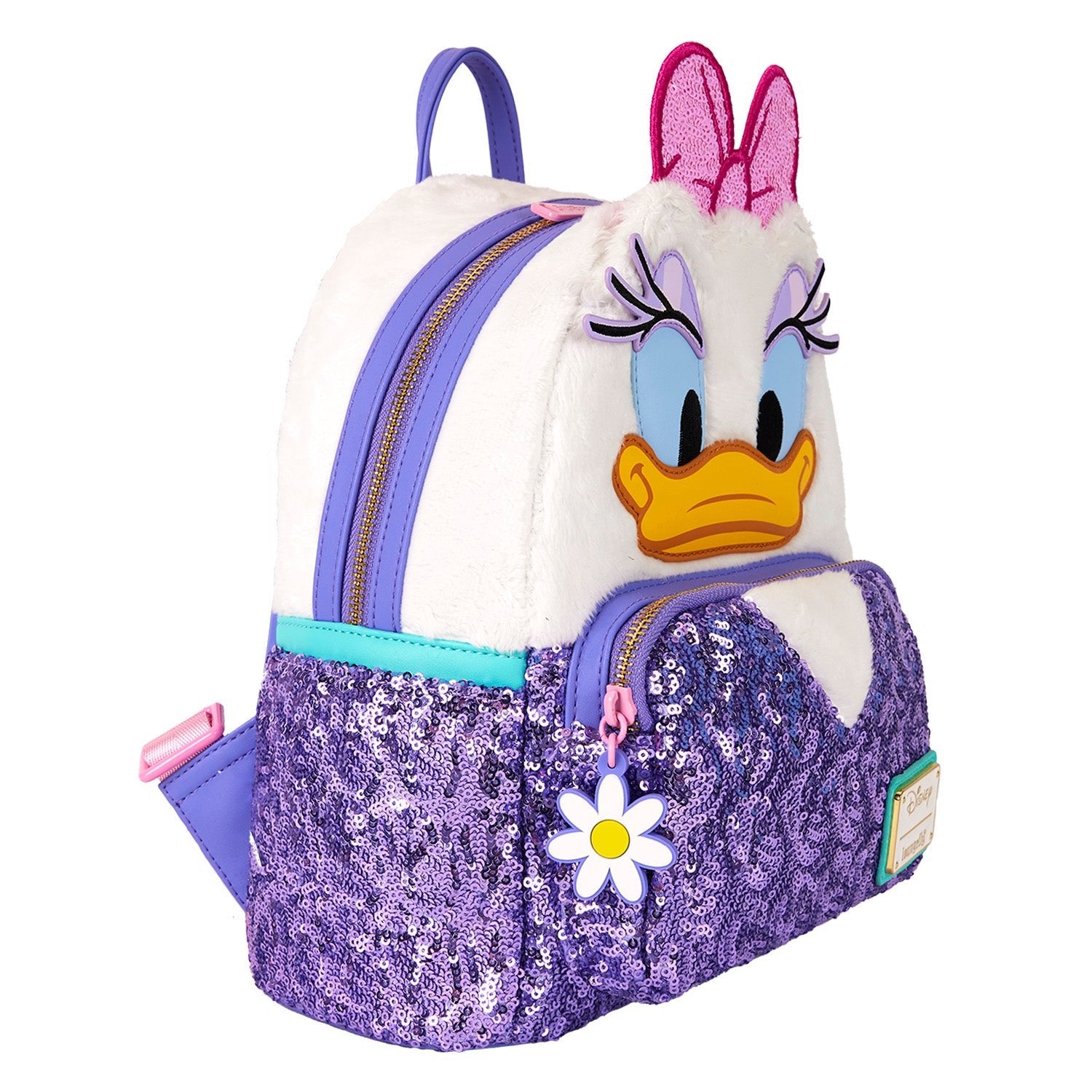 Loungefly x Disney Daisy Duck Plush Mini Backpack - GeekCore