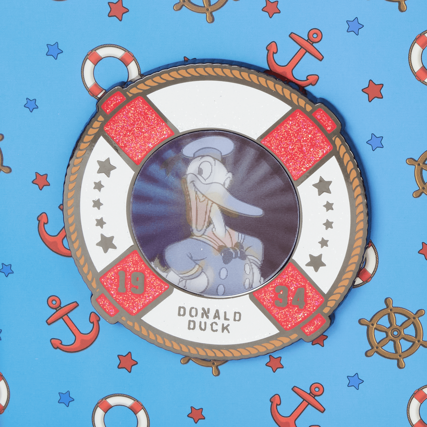 Loungefly x Disney Donald Duck 90th Anniversary 3" Collectors Pin - GeekCore