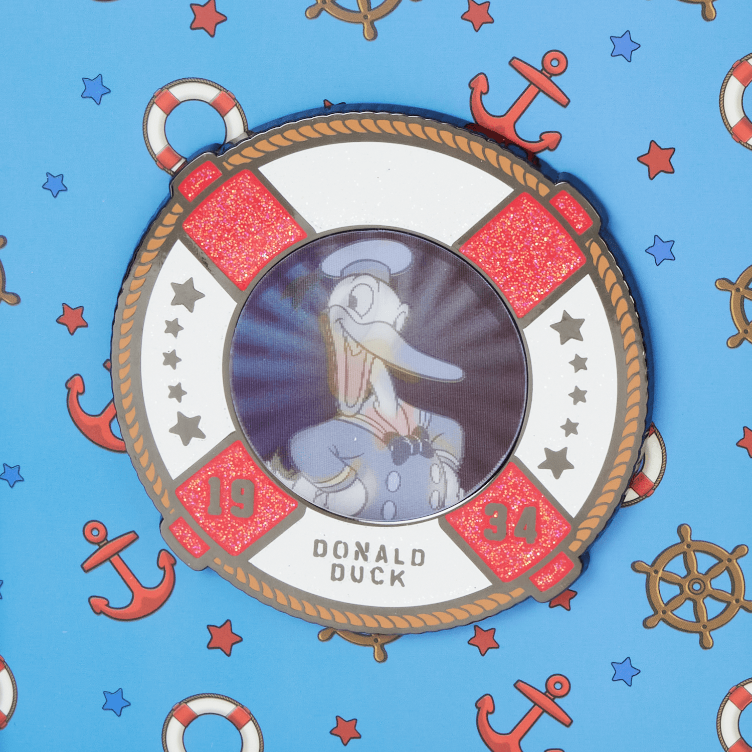 Loungefly x Disney Donald Duck 90th Anniversary 3" Collectors Pin - GeekCore