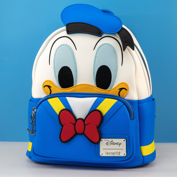 disney donald duck mini backpack LOUNGEFLY Three Caballeros Beach Scene perfect for securing smaller items Disney Donald Duck Backpack ALDI