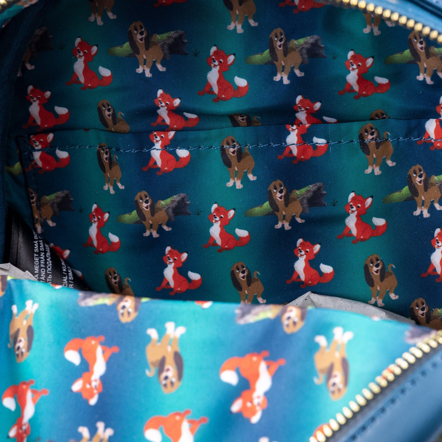 Loungefly x Disney Fox and the Hound Splash Mini Backpack - GeekCore