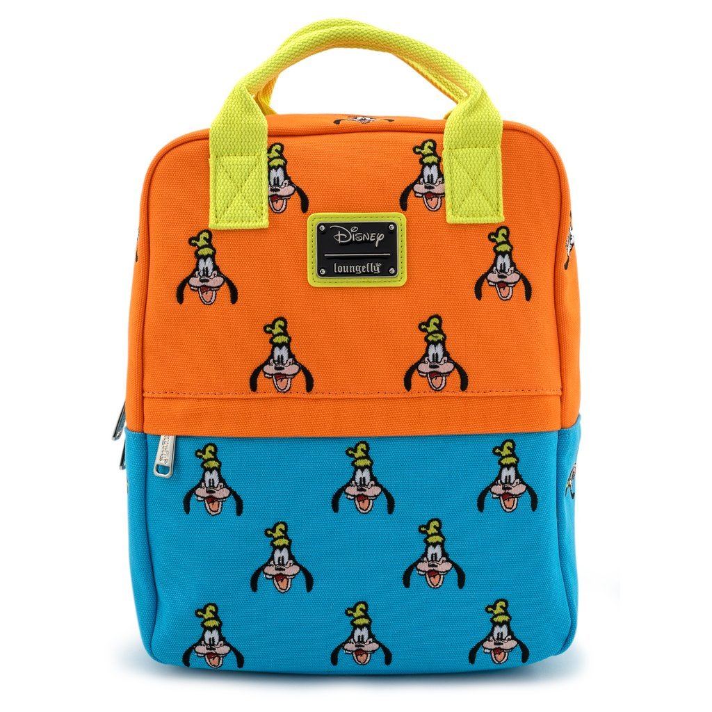 Loungefly x Disney Goofy All Over Print Canvas Mini Backpack - GeekCore
