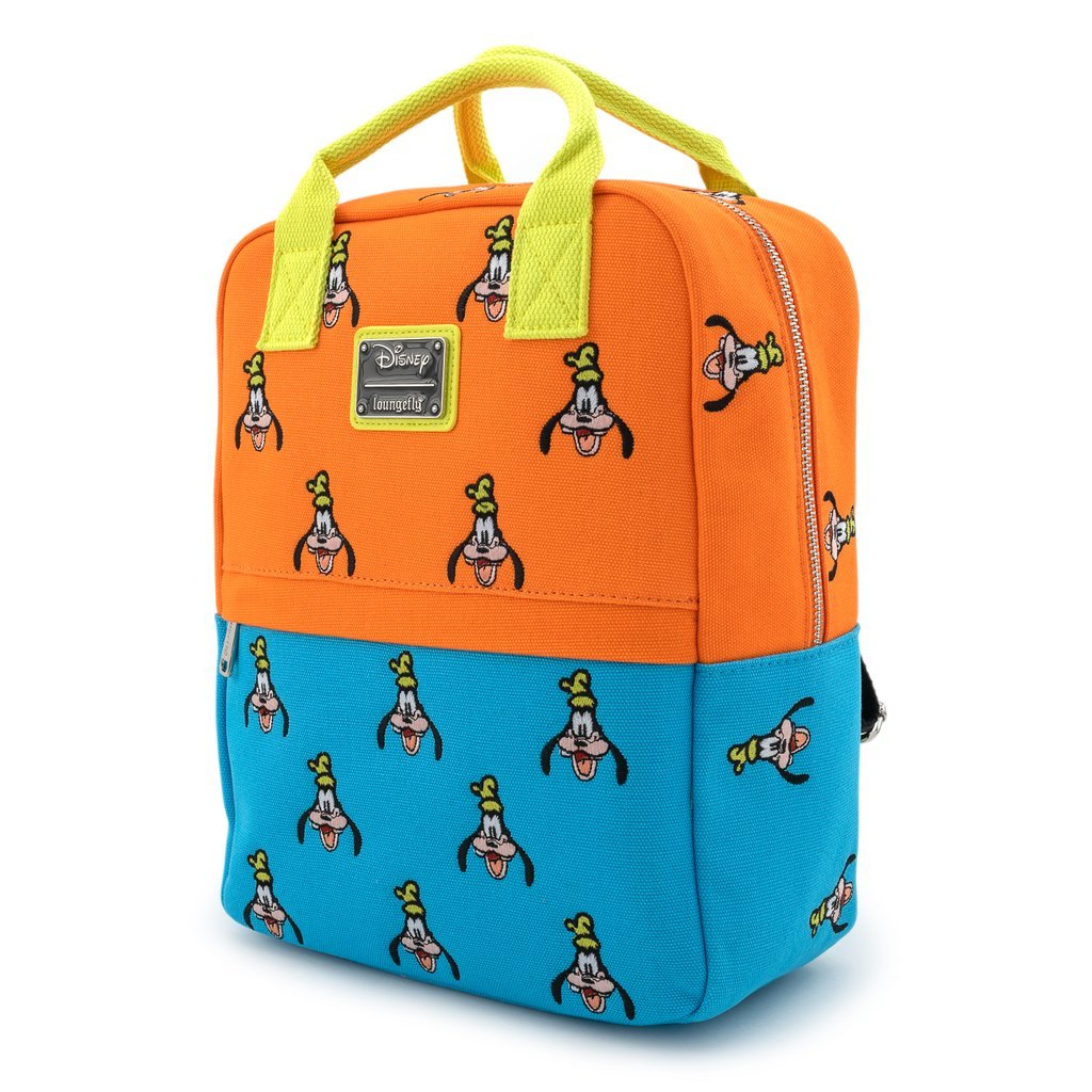 Loungefly x Disney Goofy All Over Print Canvas Mini Backpack - GeekCore