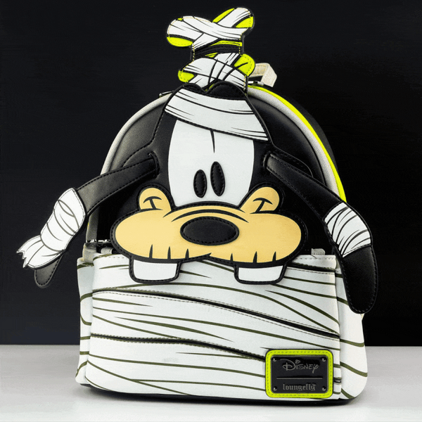 disney goofy cosplay mini backpack Loungefly x Disney Goofy Glow in the Dark Mummy Cosplay Mini Backpack –  GeekCore