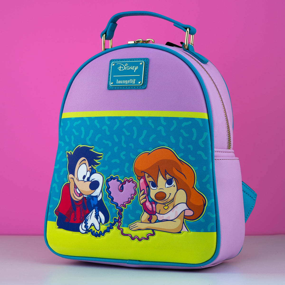 Loungefly x Disney Goofy Movie Max and Roxanne Mini Backpack 