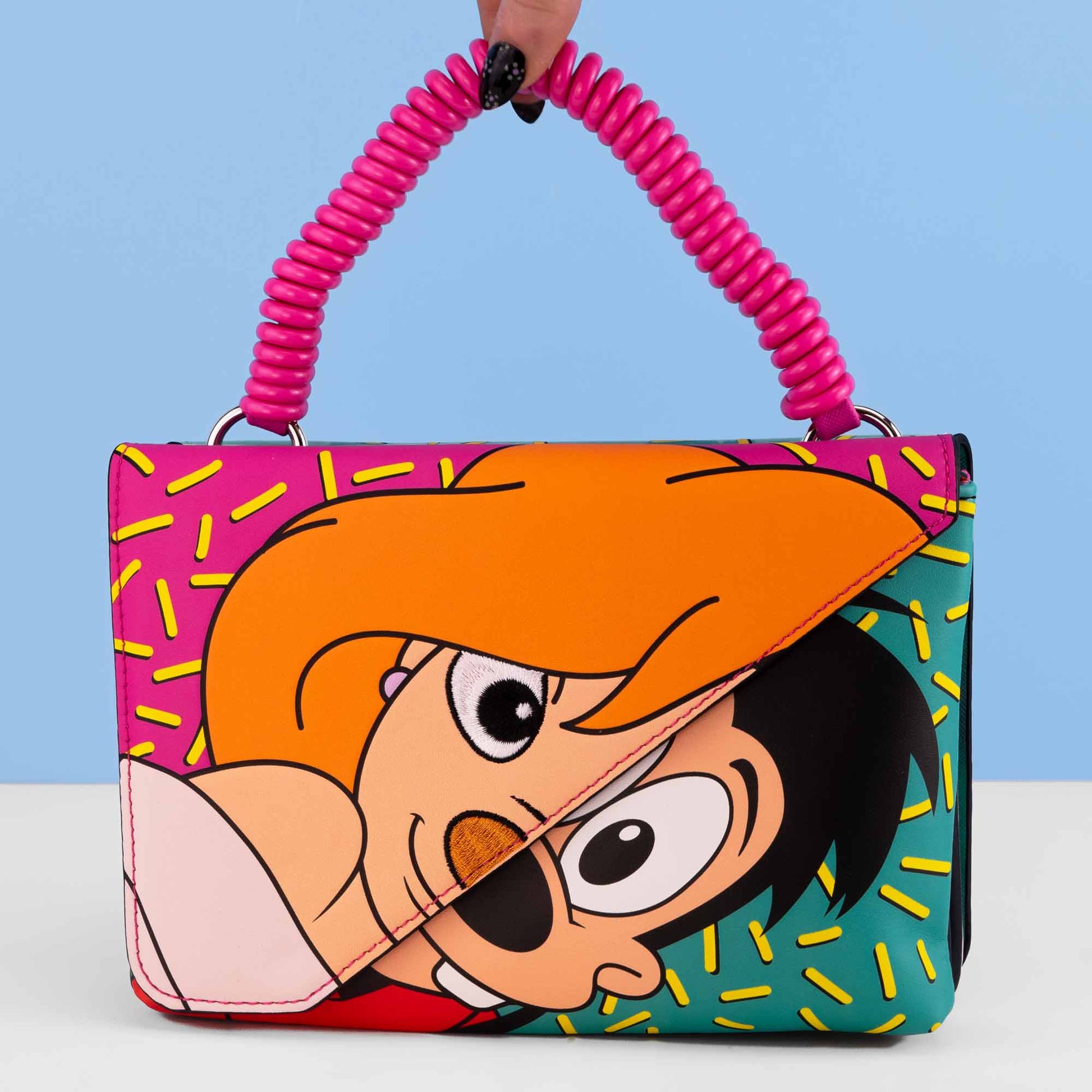 Loungefly x Disney Goofy Movie Max & Roxanne Split Crossbody - GeekCore