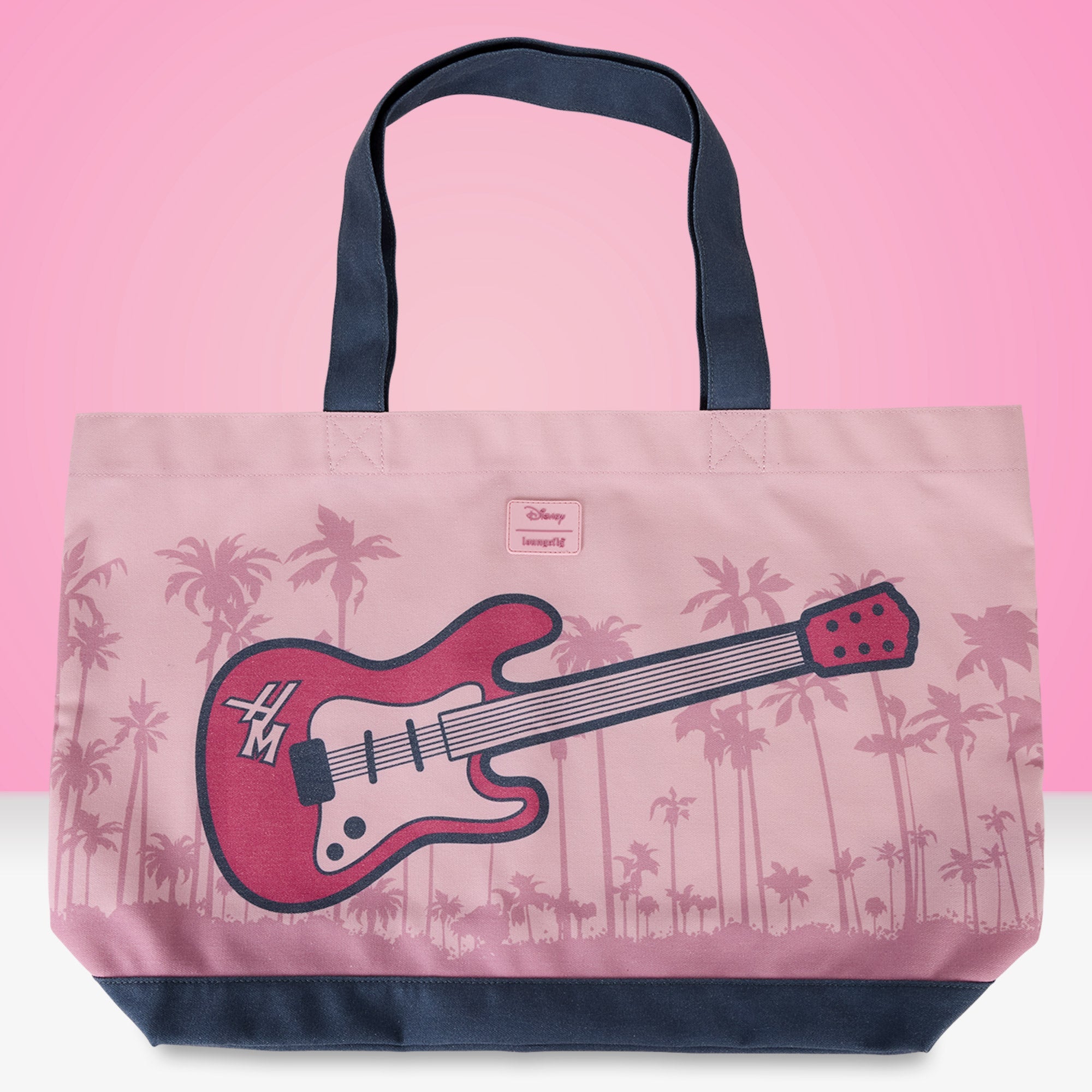 Loungefly x Disney Hannah Montana Guitar Canvas Tote Bag - GeekCore