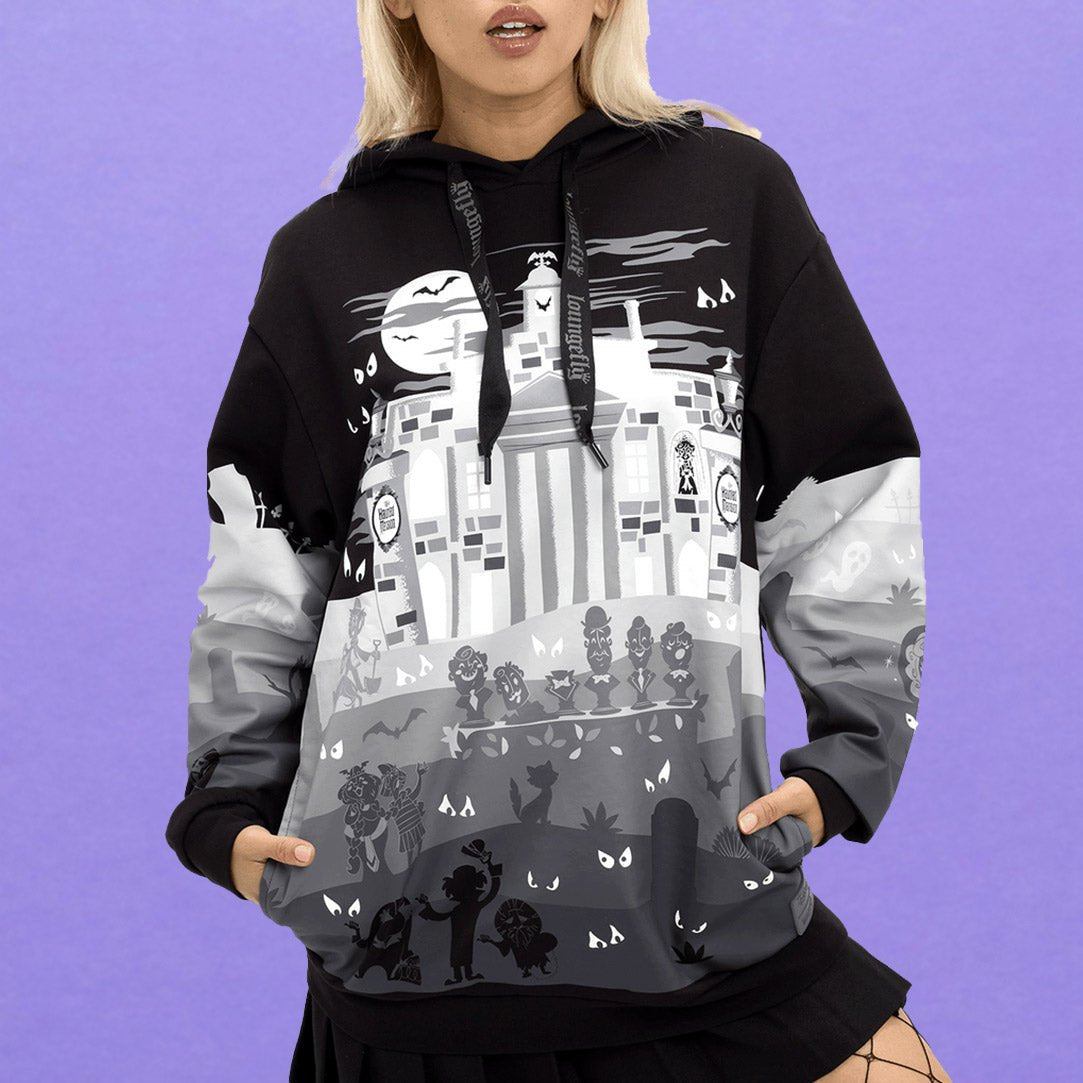 Loungefly x Disney Haunted Mansion Hooded Sweatshirt - GeekCore