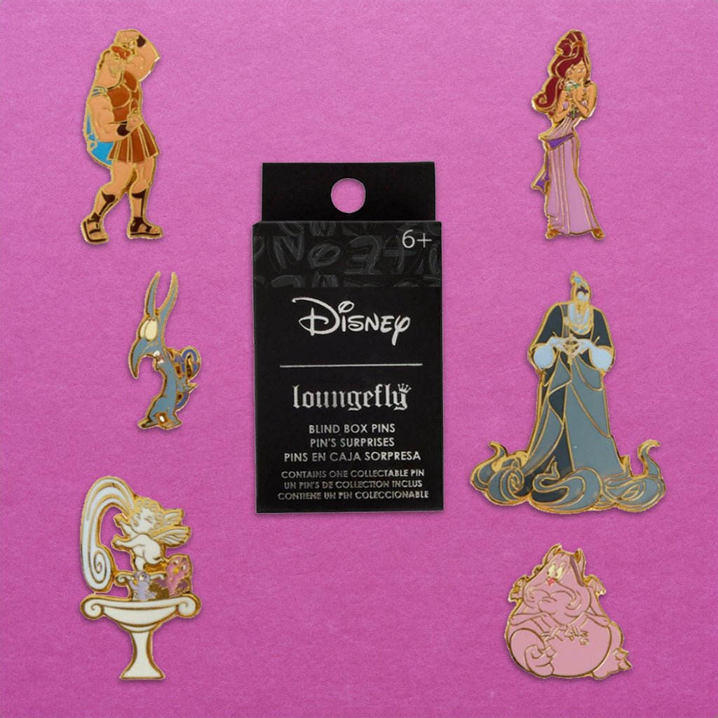 Loungefly x Disney Hercules 25th Anniversary Blind Box Mystery Pin - GeekCore