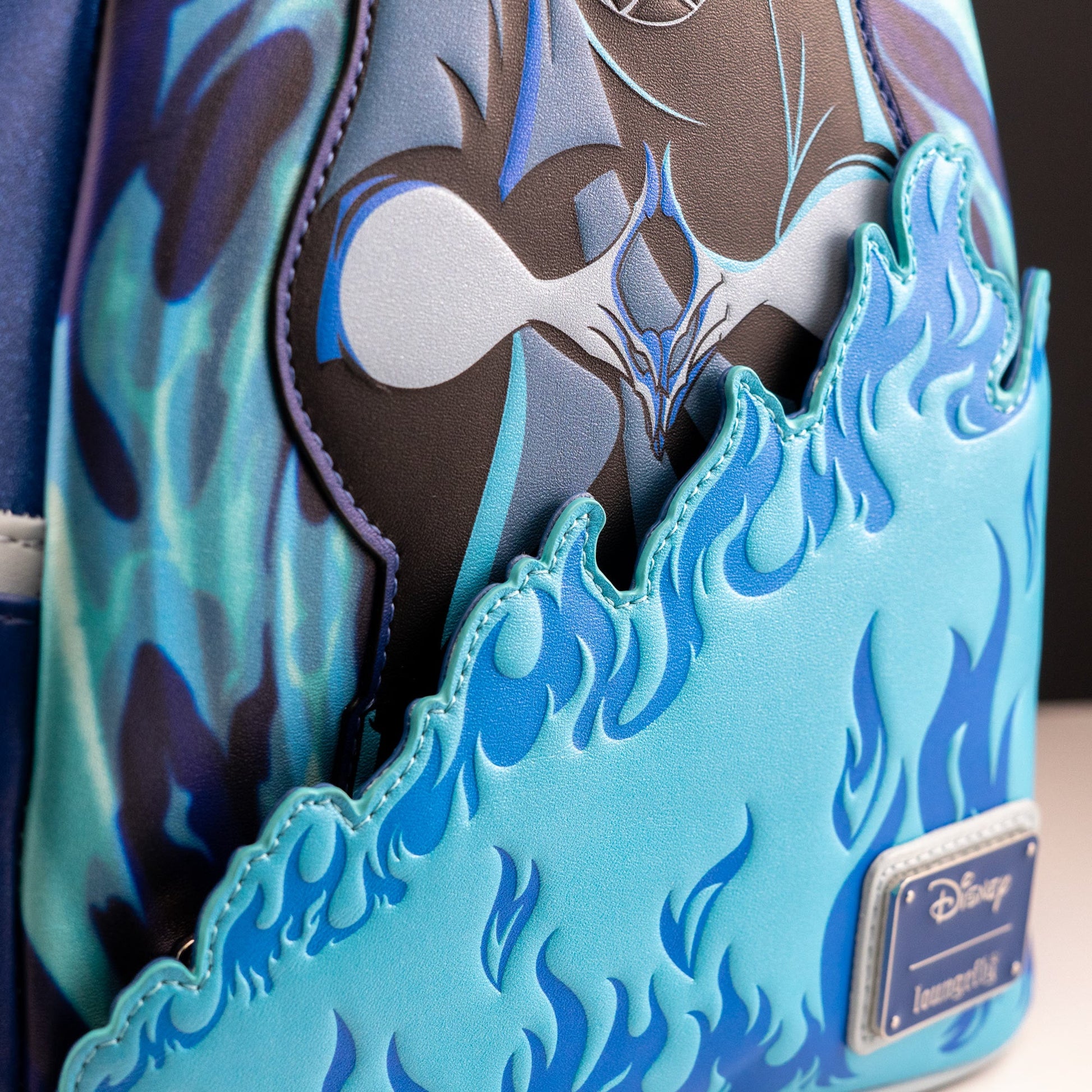hades loungefly mini backpack Loungefly x Disney Hercules Hades Glitter Flame Mini Backpack – GeekCore