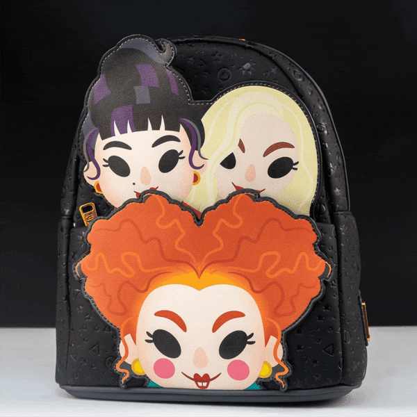 OUTLET Loungefly x Disney Hocus Pocus Sanderson Sisters Mini Backpac GeekCore