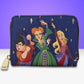 Loungefly x Disney Hocus Pocus Sanderson Sisters Zip Around Wallet - GeekCore