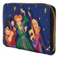 Loungefly x Disney Hocus Pocus Sanderson Sisters Zip Around Wallet - GeekCore