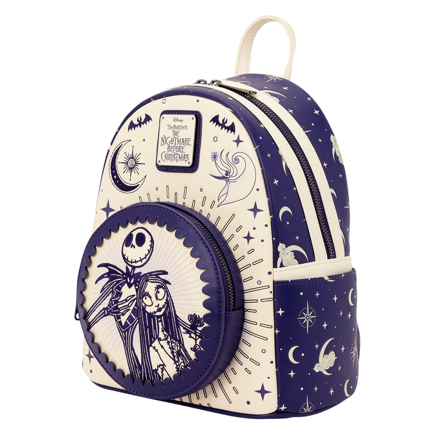 Loungefly x Disney Jack Skellington & Sally Night Sky Mini Backpack - GeekCore