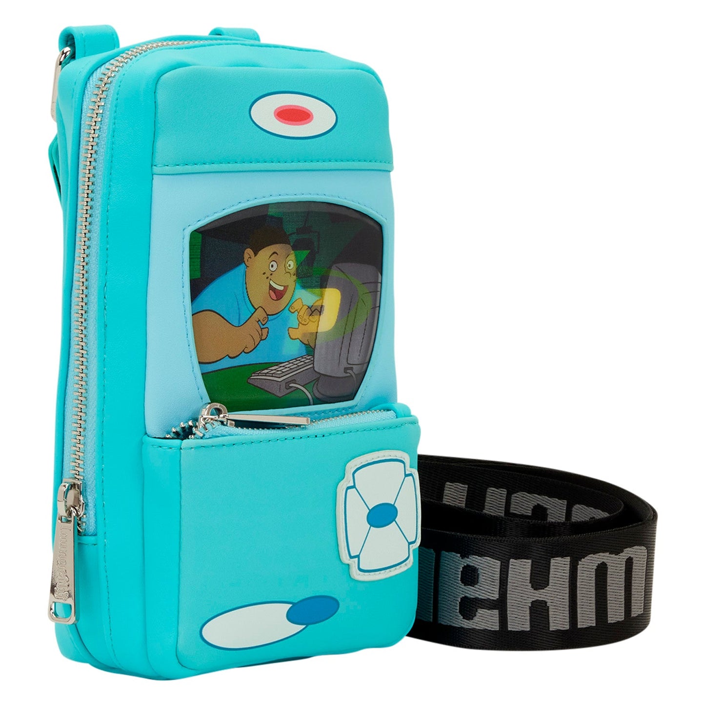 Loungefly x Disney Kim Possible Kimmunicator Sling Crossbody Bag - GeekCore