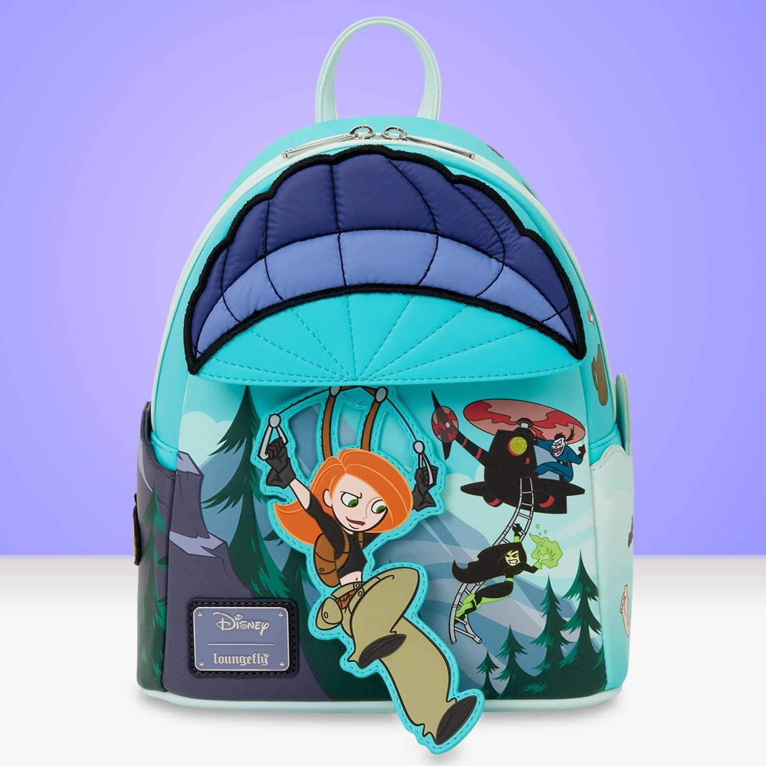 Loungefly x Disney Kim Possible Paragliding Mini Backpack - GeekCore